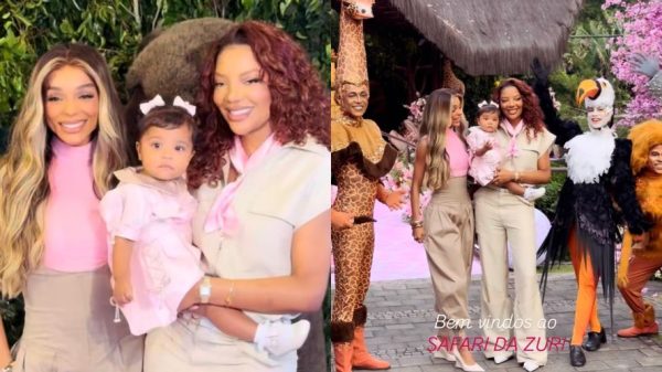 Ludmilla e Brunna Gonçalves celebram 1 ano de Zuri - Foto: Reprodução/Instagram